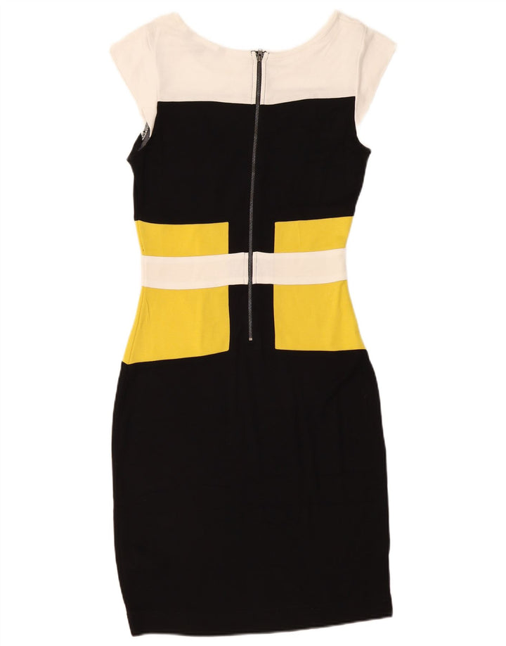 Abito aderente da donna French Connection UK 12 Medium Black Colourblock