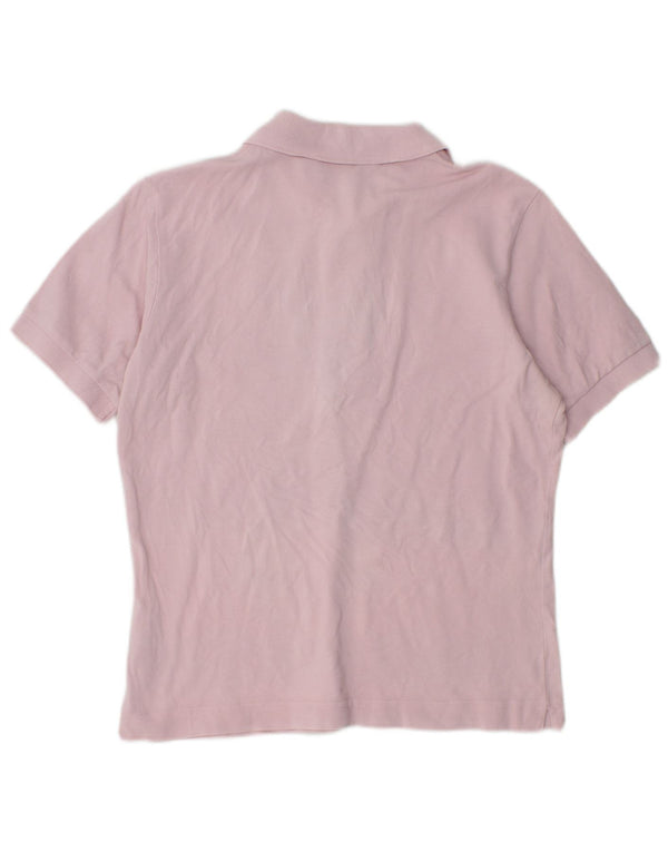 Polo Kappa da donna UK 12 cotone rosa medio