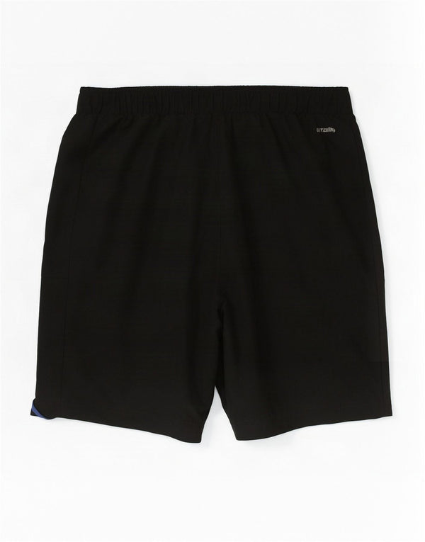 Pantaloncini sportivi Adidas Climalite da uomo medio poliestere nero