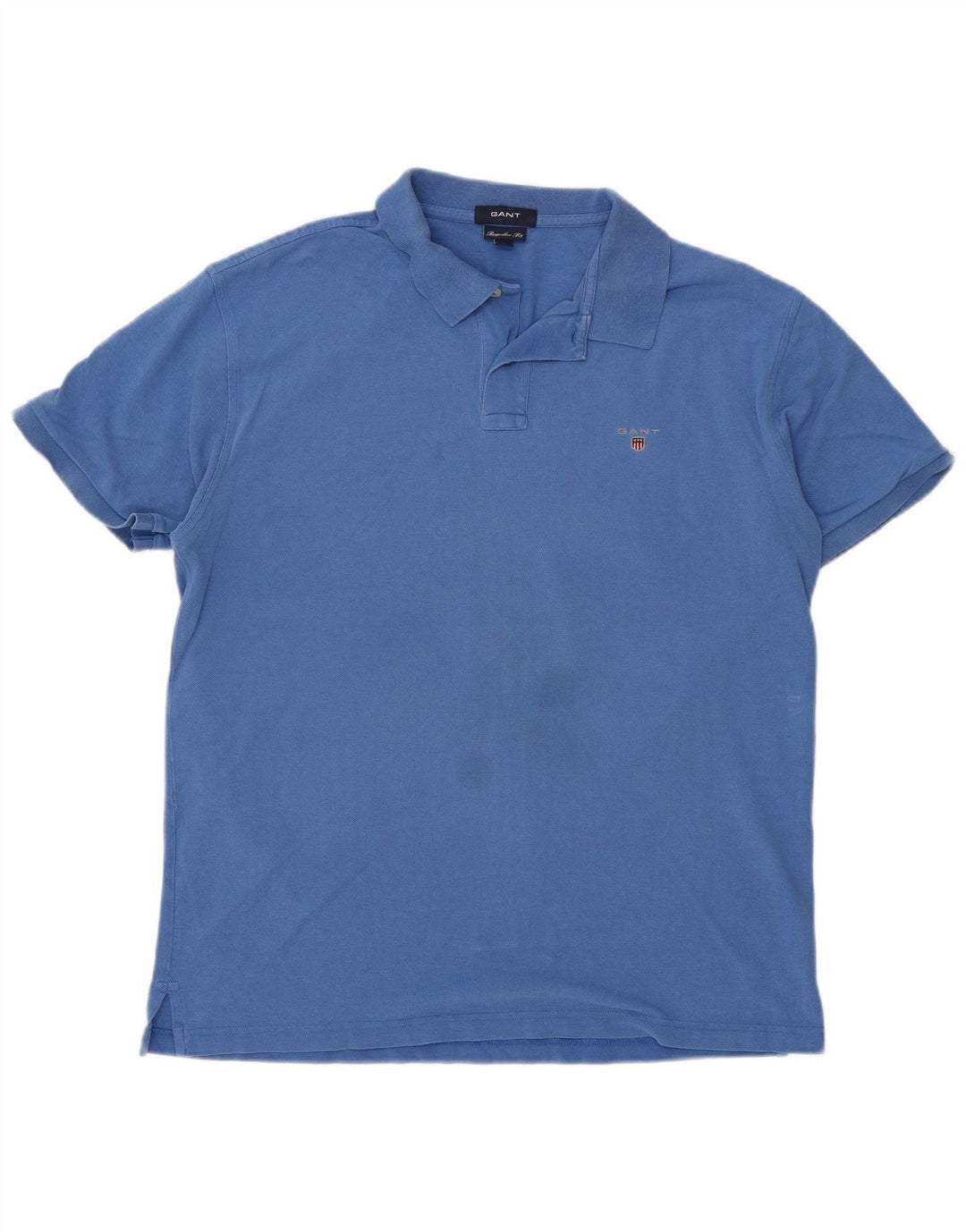 Polo Gant da uomo vestibilità regolare XL in cotone blu