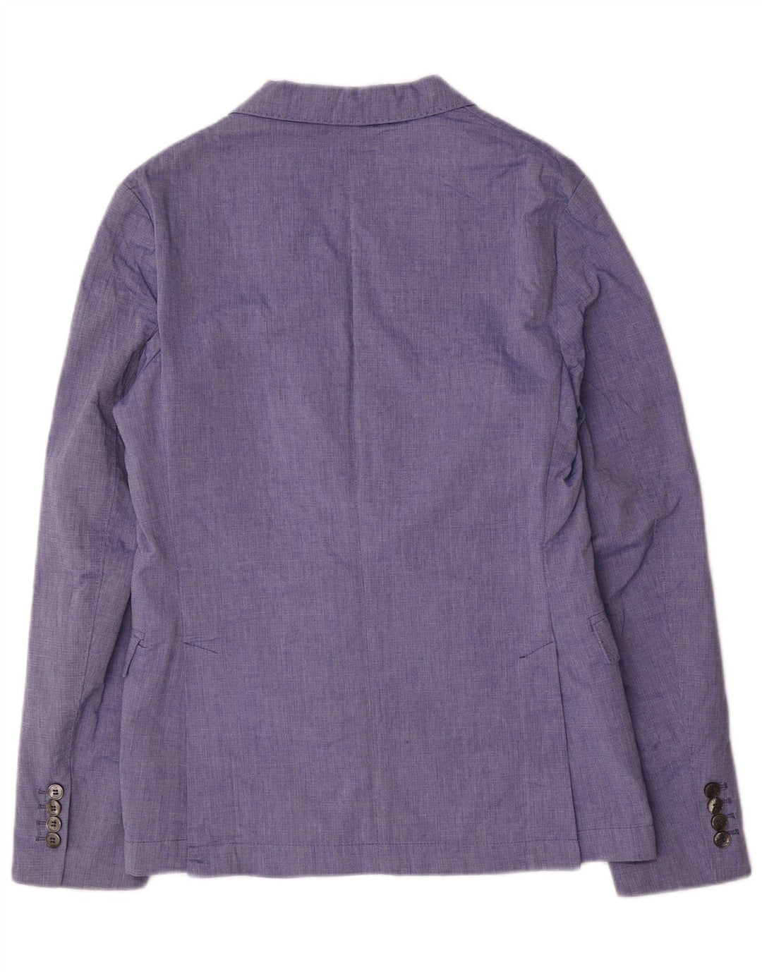Giacca blazer a 2 bottoni da uomo Zara EU 48 poliestere blu medio