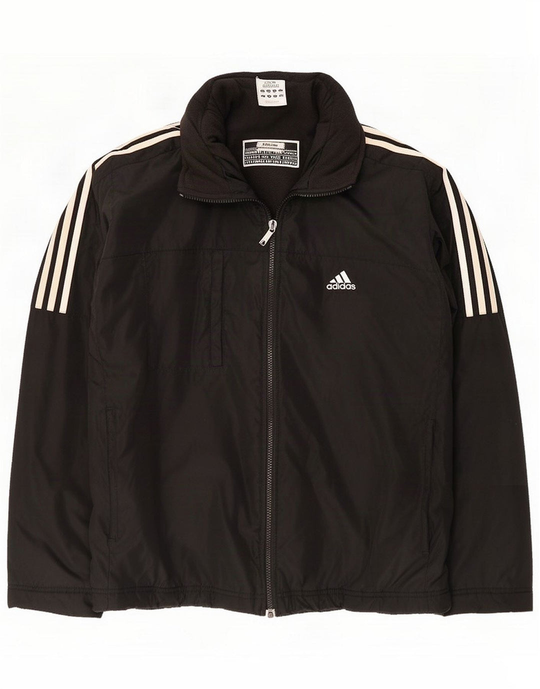 Giacca a vento da uomo Adidas UK 40 Large nera in poliammide