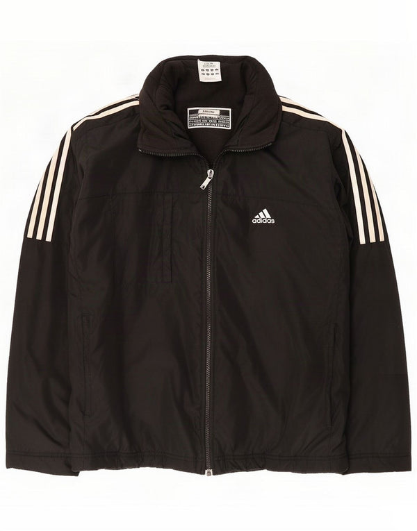 Giacca a vento da uomo Adidas UK 40 Large nera in poliammide