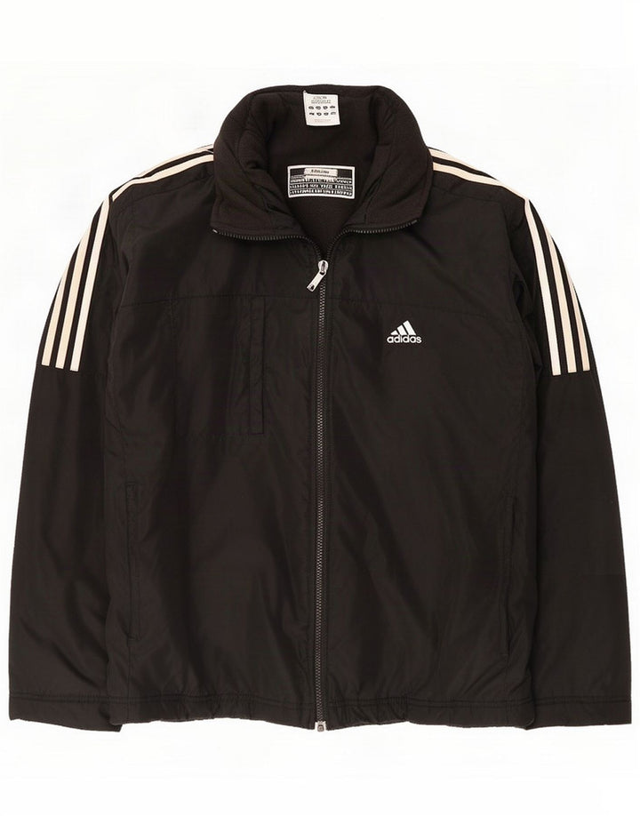 Giacca a vento da uomo Adidas UK 40 Large nera in poliammide
