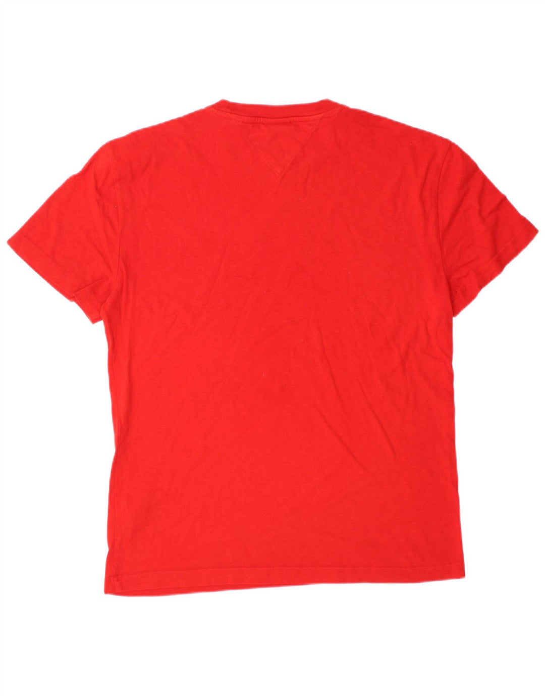 TOMMY HILFIGER T-shirt grafica da uomo Top piccola in cotone rosso