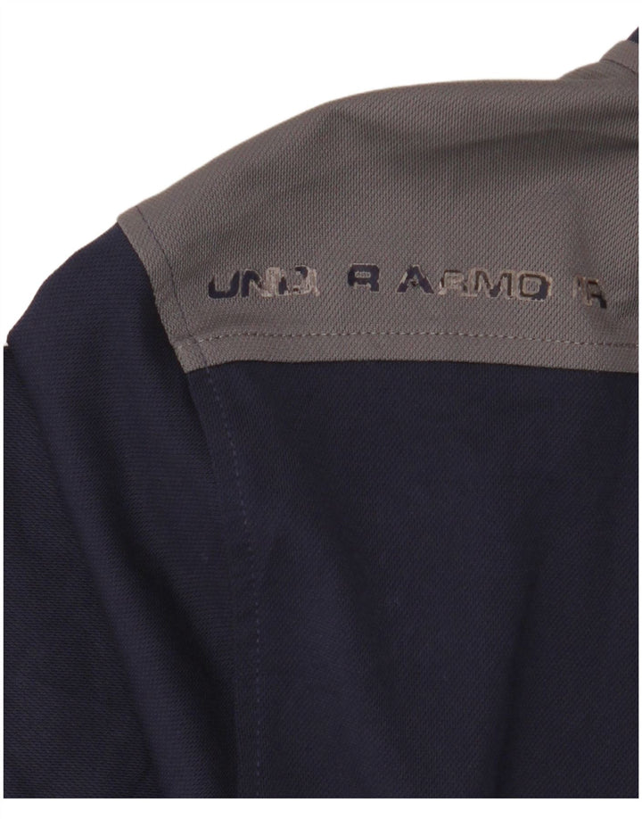 Giacca da tuta da uomo Under Armour Heat Gear piccola blu navy