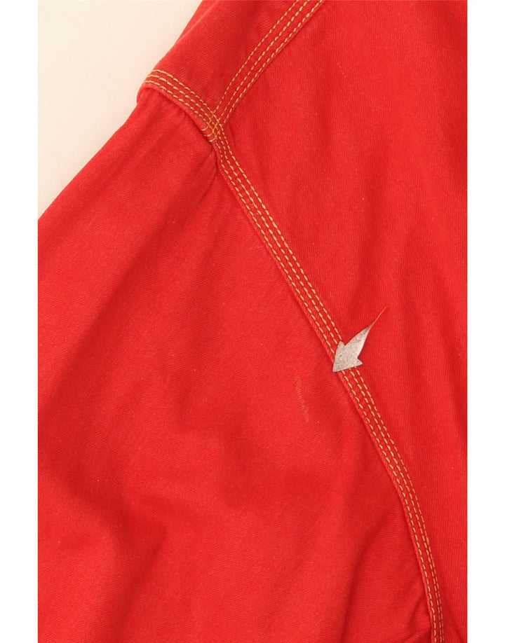 JACQUE BRITT Mens Denim Shirt Size 16 41 Large Red Vintage Jacque Britt and Second-Hand Jacque Britt from Messina Hembry 