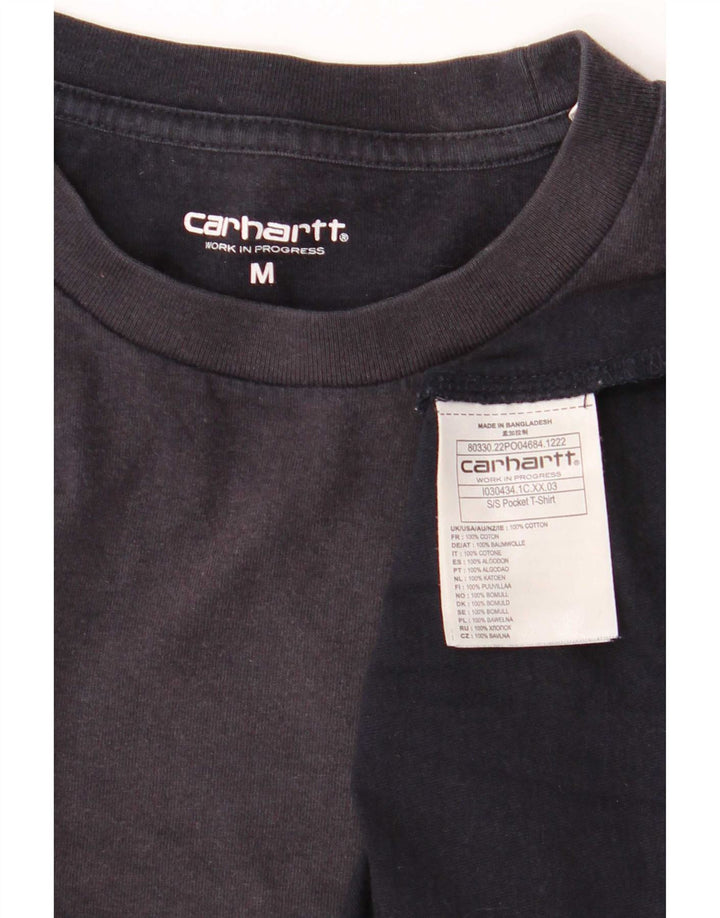 T-shirt da uomo Carhartt Top in cotone blu navy medio