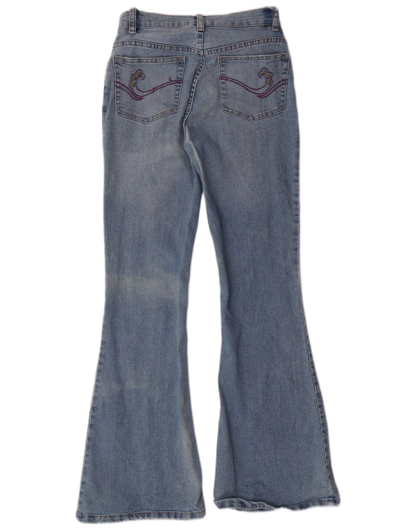 Jeans Bootcut grafici per ragazze C&A 13-14 anni W25 L29 Blu floreale retrò
