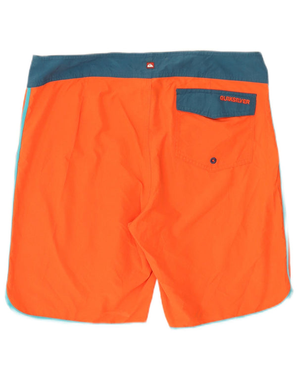 QUIKSILVER Pantaloncini da bagno da uomo grandi color arancione