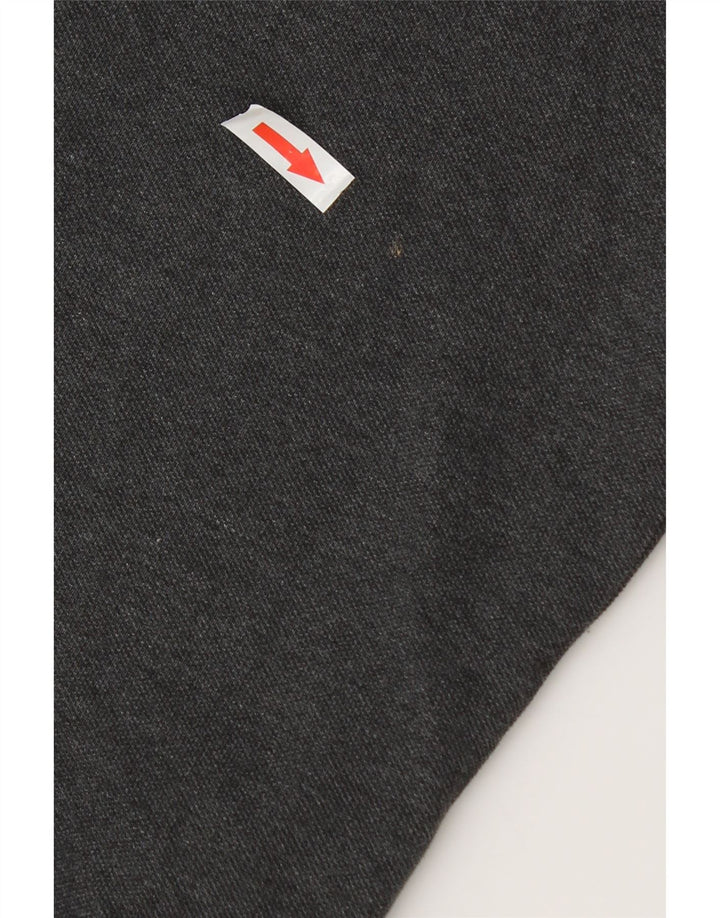 Polo da uomo Jack & Jones grande in cotone grigio