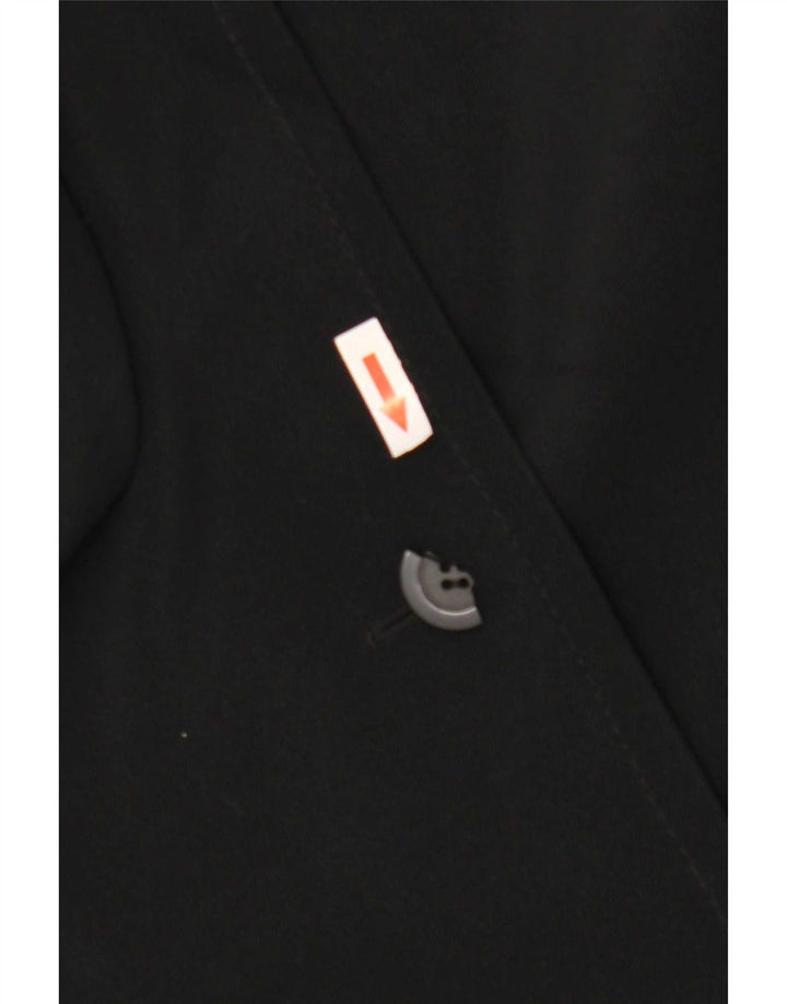 Cappotto da donna Marks & Spencer UK 16 grande poliestere nero