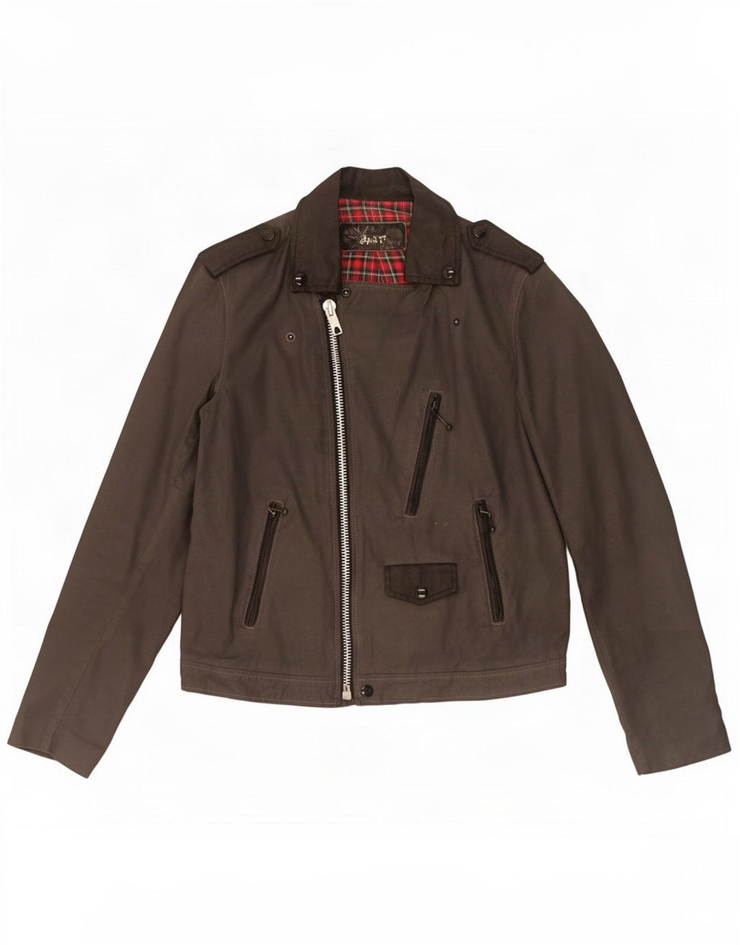 Giacca militare da donna Kennedy UK 14 Cotone grigio medio