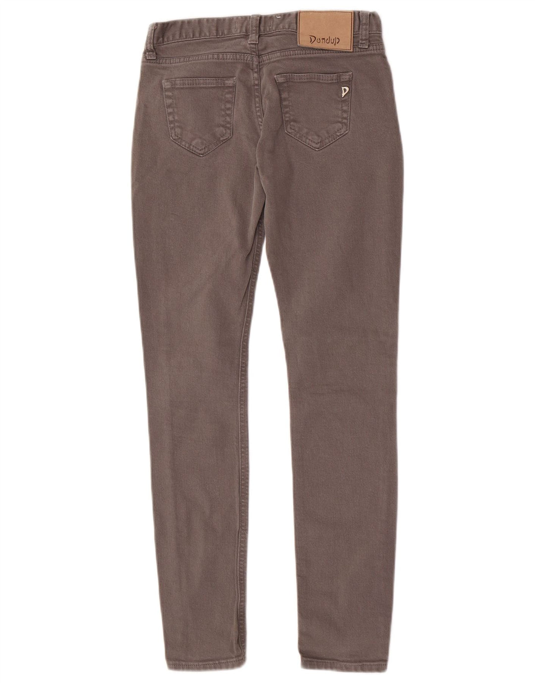 Jeans skinny da donna Dondup W25 L29 cotone grigio