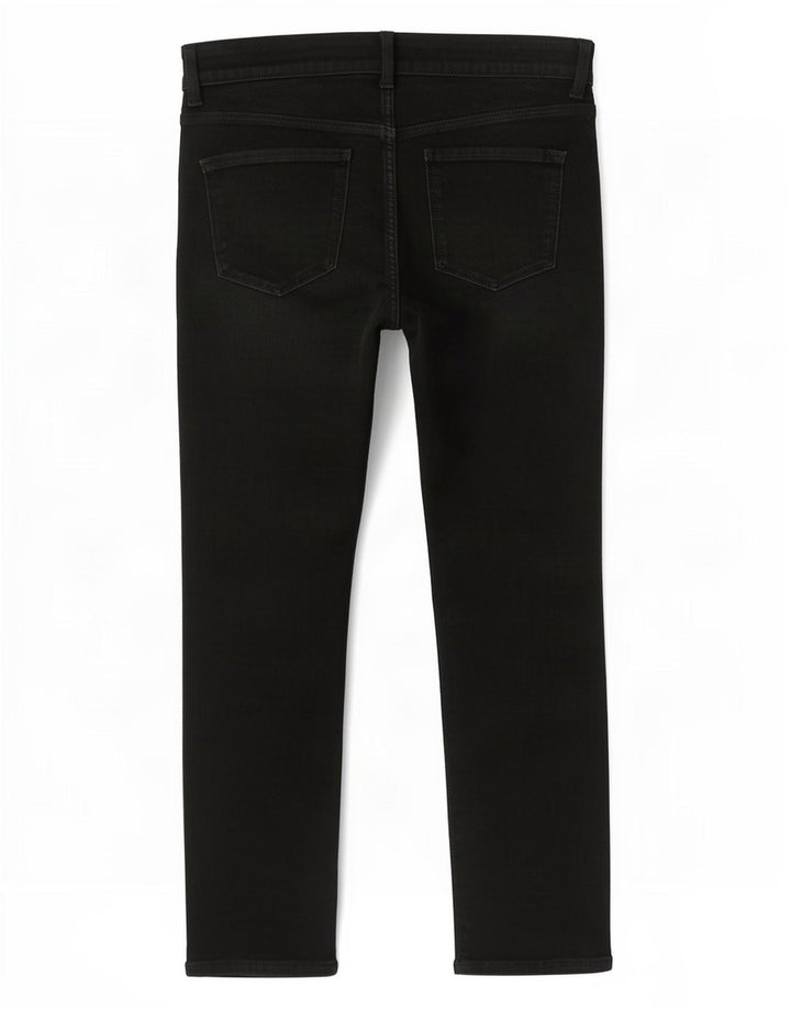 Marks & Spencer Donna The Harper Cropped Jeans UK 12 Medio W30 L24 Nero