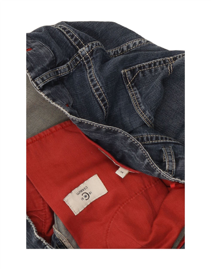 Jeans dritti da uomo Cerruti 1881 W34 L30 Blu navy