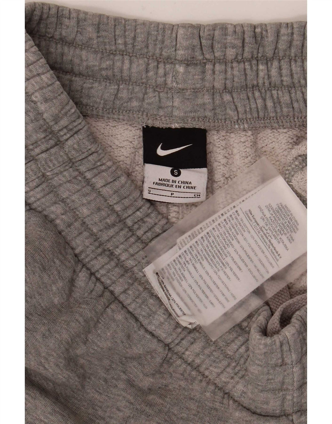 Pantaloni da tuta da uomo Nike Joggers piccoli in cotone chiazzato grigio