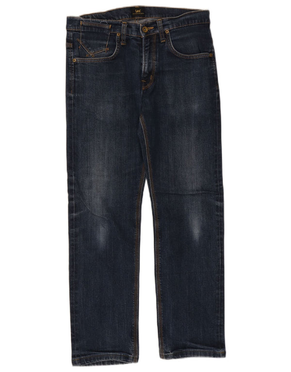 Jeans dritti da uomo Lee W32 L29 Blu navy