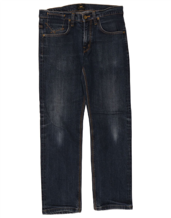 Jeans dritti da uomo Lee W32 L29 Blu navy