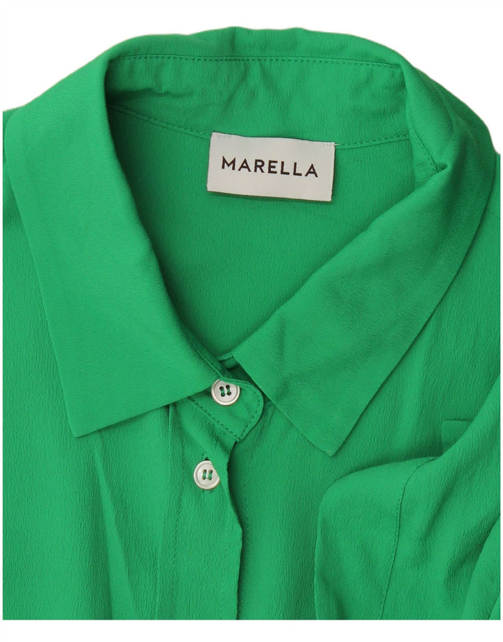 Camicetta da donna Marella UK 16 grande verde