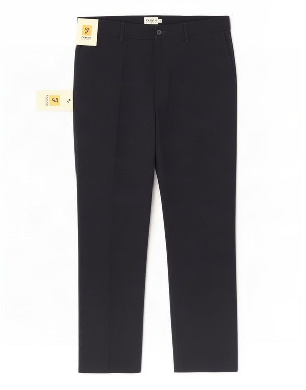 Pantaloni chino dritti vestibilità classica da donna Farah W36 L27 Blu Navy