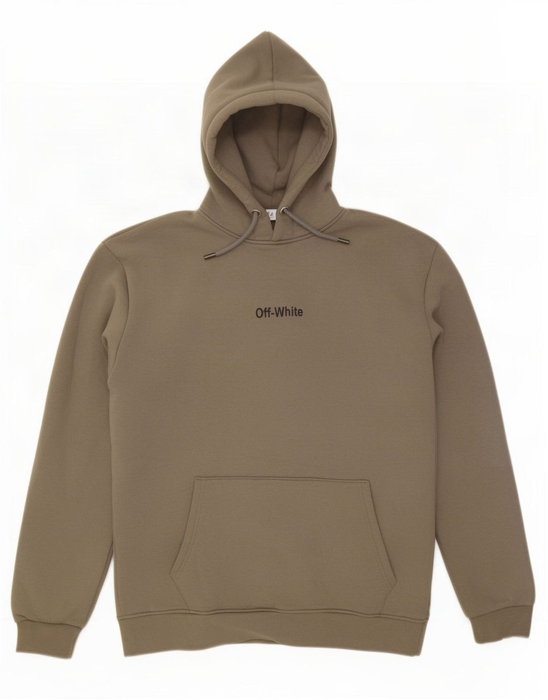 Maglione con cappuccio grafico da uomo Off-White 2XL Cachi
