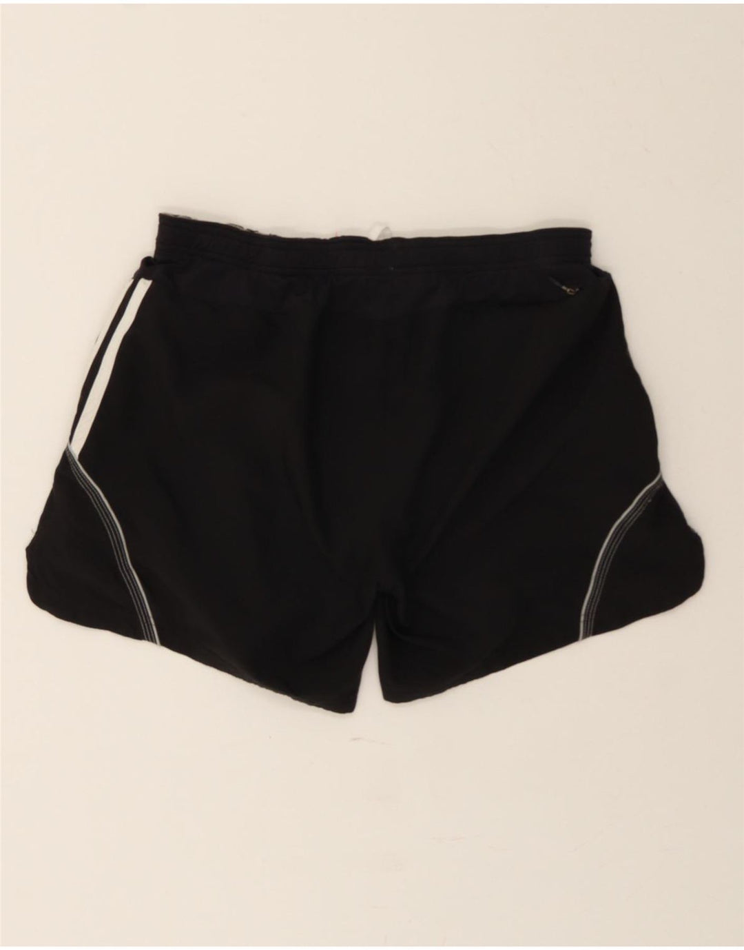 ADIDAS Womens Sport Shorts UK 16 Large Black Polyester Vintage Adidas and Second-Hand Adidas from Messina Hembry 