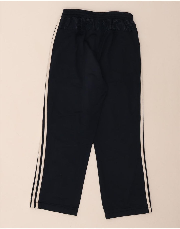 Pantaloni della tuta da ragazzo Adidas 15-16 anni in poliestere blu navy