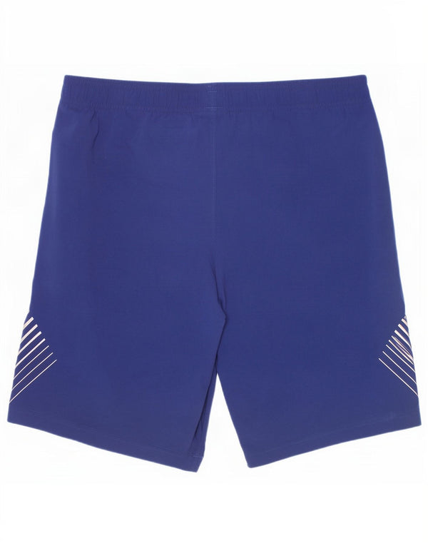 Pantaloncini sportivi Under Armour da ragazzo 11-12 anni Large Blu Navy Colourblock