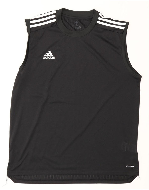 Canotta Adidas Aeroready da uomo XL in poliestere nero