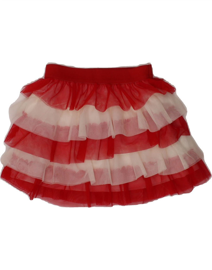 VINTAGE Baby Girls Tutu Skirt 18-24 Months W16  Red Colourblock Polyester Vintage Vintage and Second-Hand Vintage from Messina Hembry 