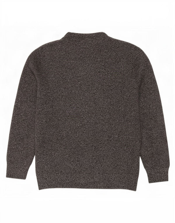 Maglione maglione girocollo da donna Jack Wills UK 12 Grigio medio chiazzato