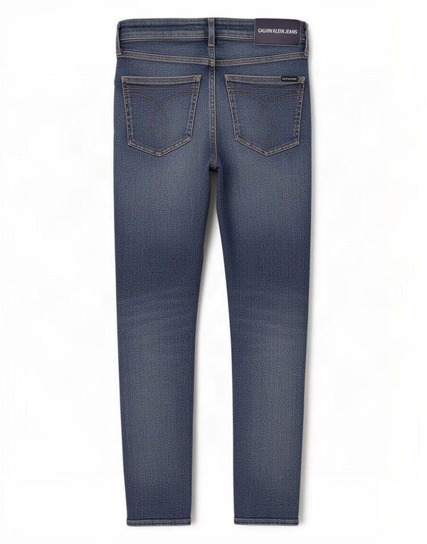 Jeans skinny da uomo Calvin Klein W30 L30 cotone blu