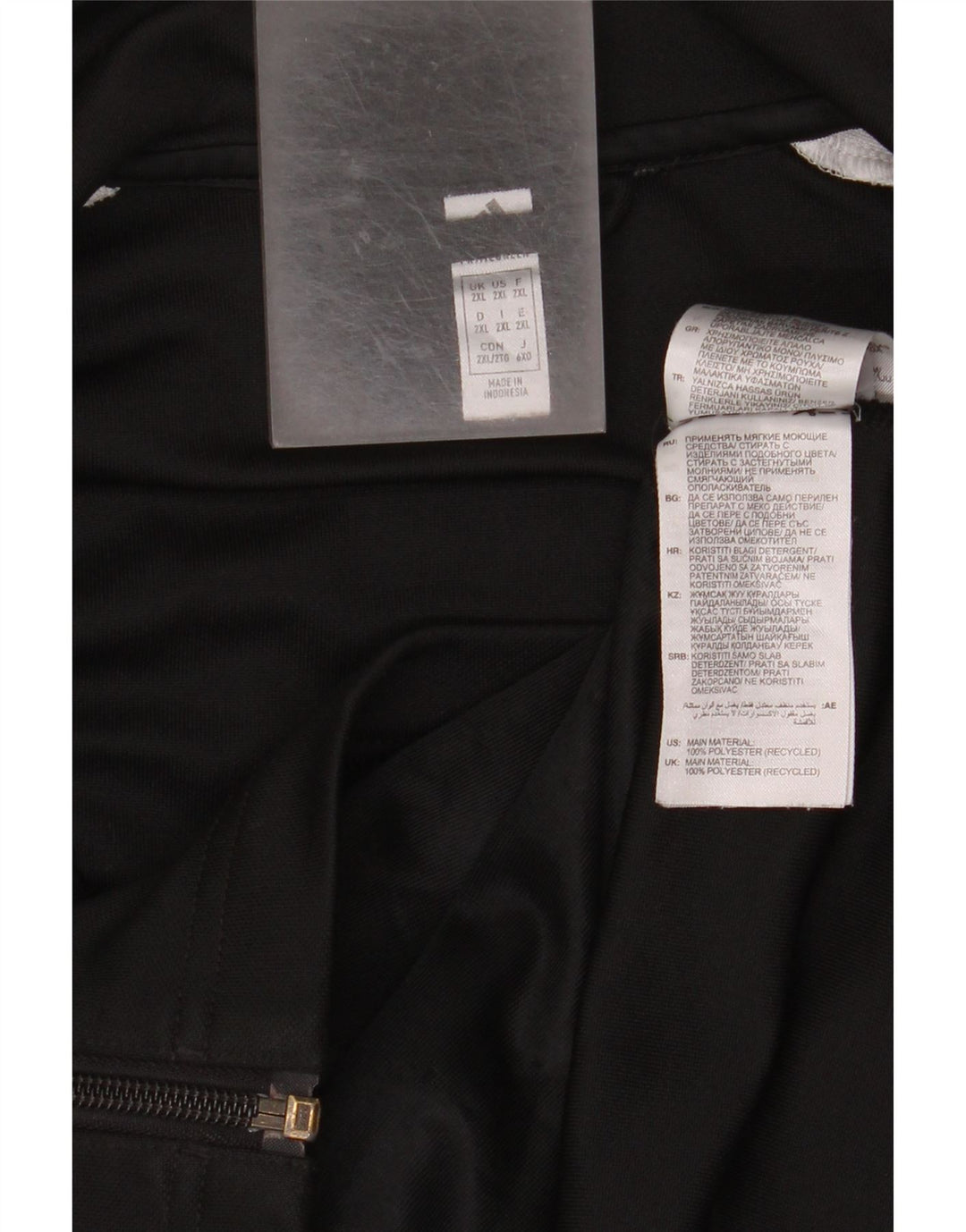 Giacca da ginnastica da uomo Adidas Aeroready Graphic 2XL poliestere nero