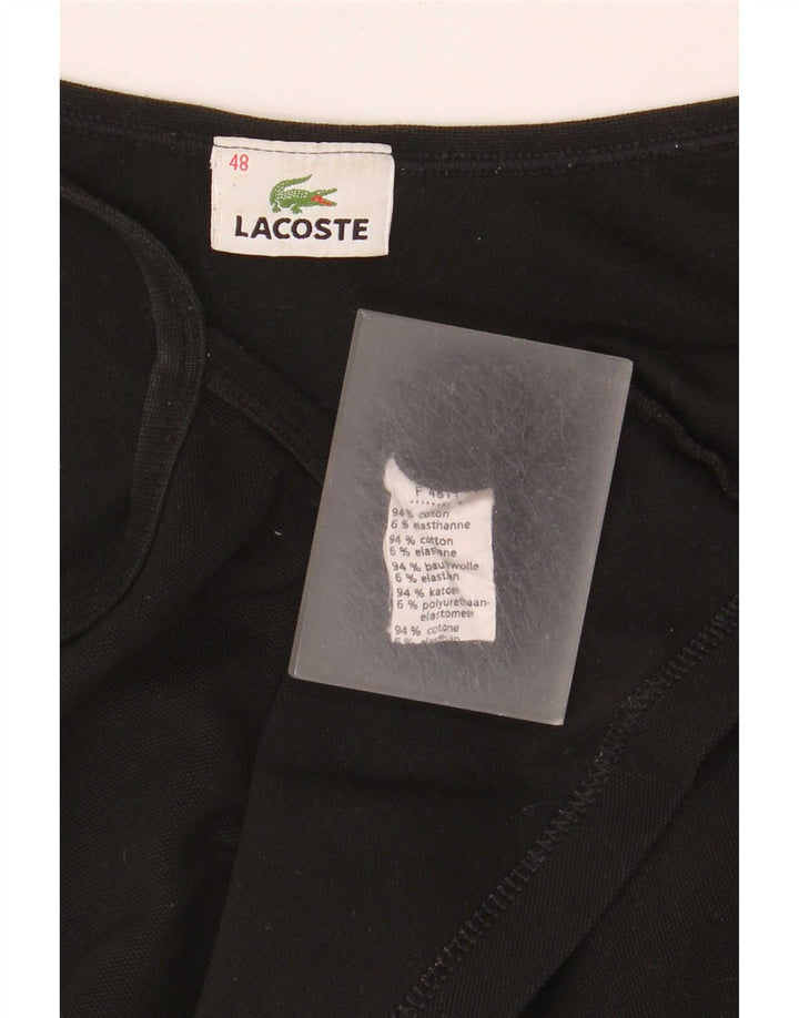 Canotta da donna Lacoste taglia 48 XL cotone nero