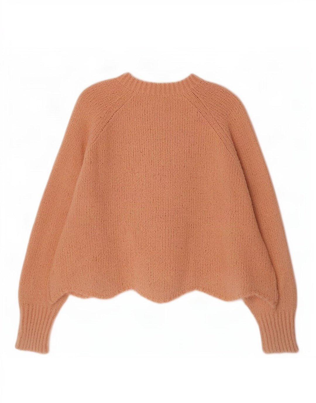 Maglione corto con scollo a barchetta corto da donna Zara UK 14 Rosa medio