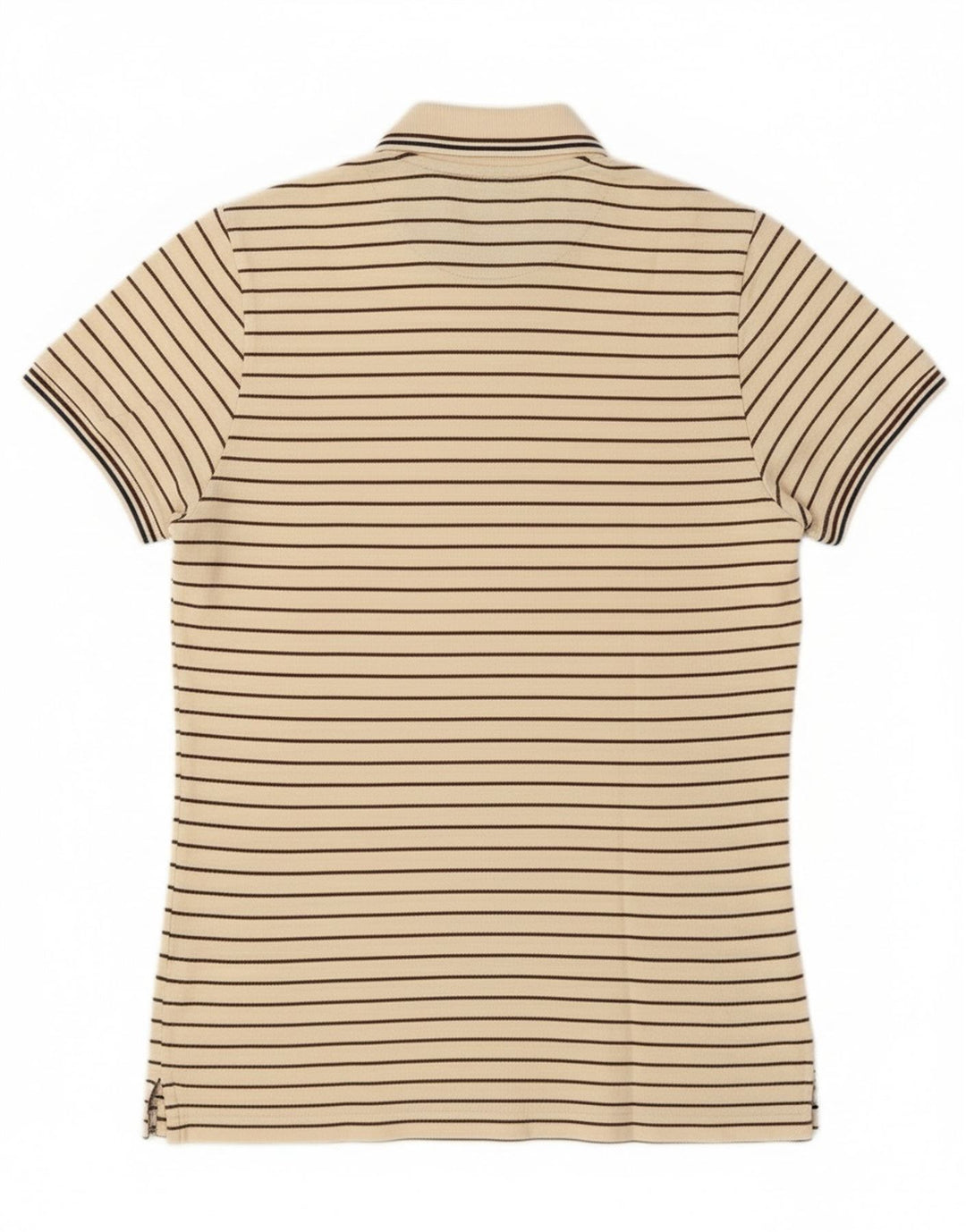 Polo da uomo Marina Yachting piccola in cotone a righe beige