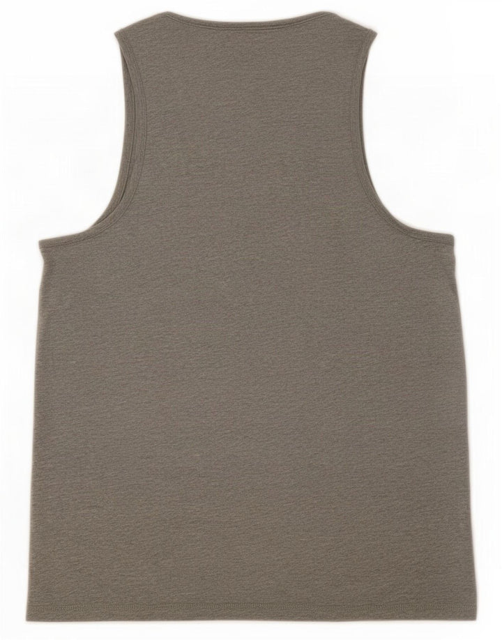 Canotta da uomo Converse in cotone grigio medio