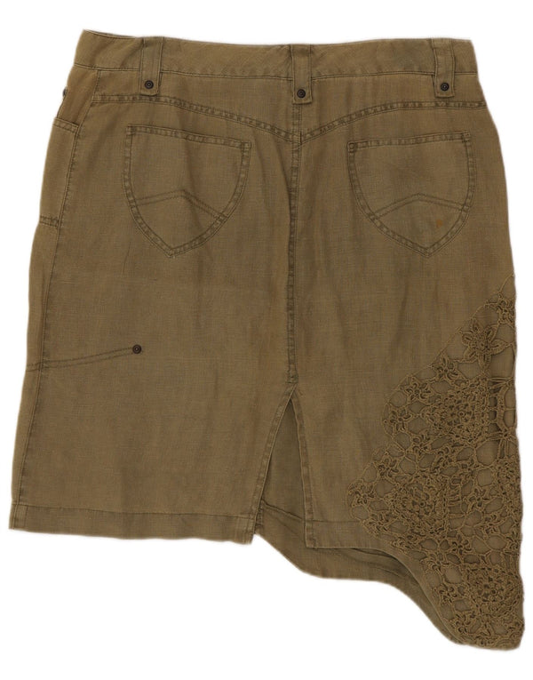 Gonna asimmetrica da donna Marlboro Classics EU 46 XL W34 Cachi