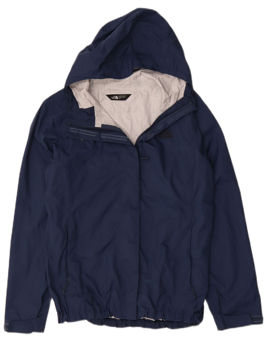 Giacca antipioggia con cappuccio da donna The North Face UK 16 Large Blu Navy