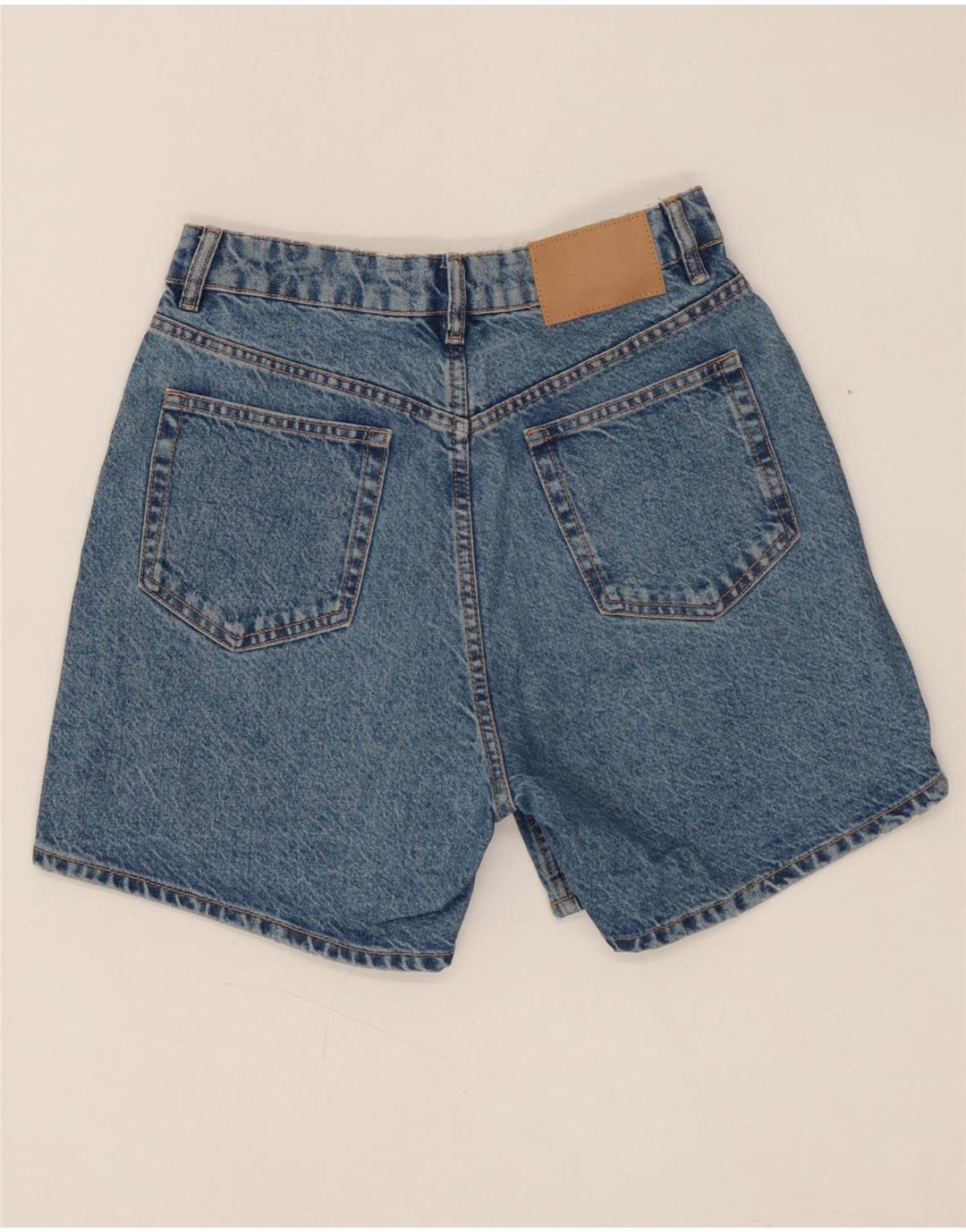 Pantaloncini di jeans da donna ZARA EU 38 piccoli W28 cotone blu