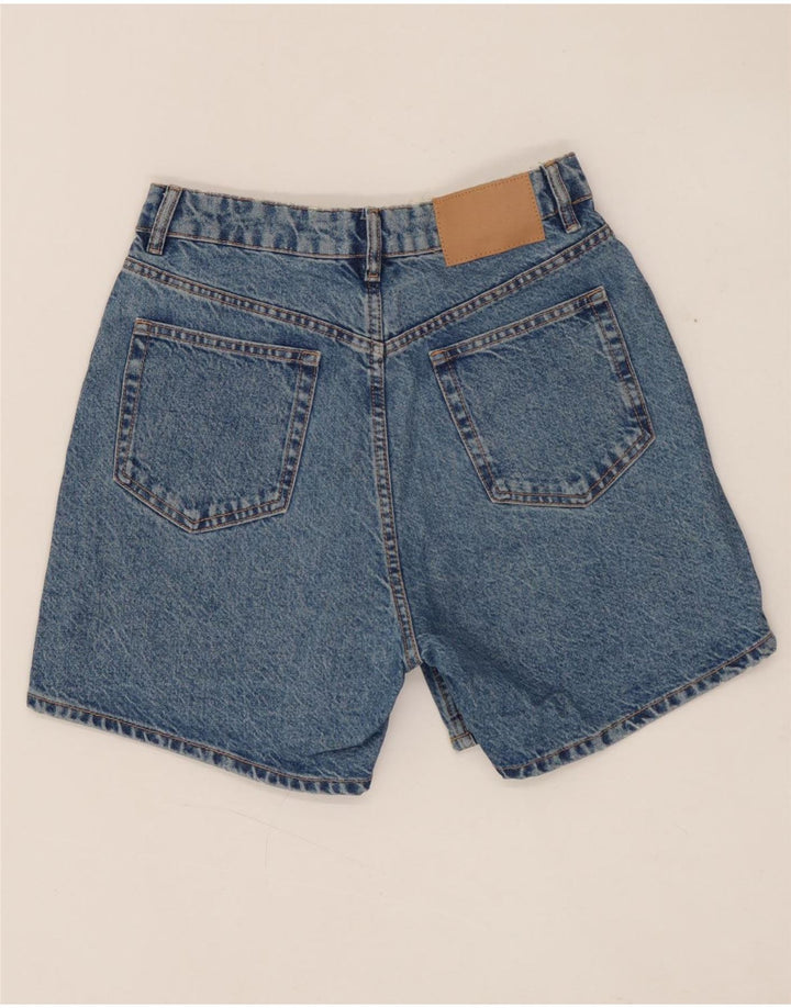 Pantaloncini di jeans da donna ZARA EU 38 piccoli W28 cotone blu
