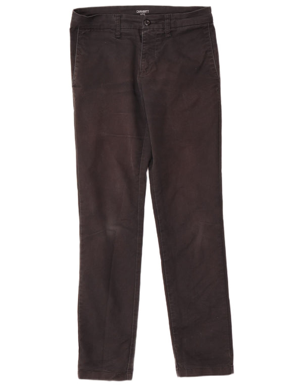 Pantaloni chino slim da uomo Carhartt Wip W30 L32 cotone nero
