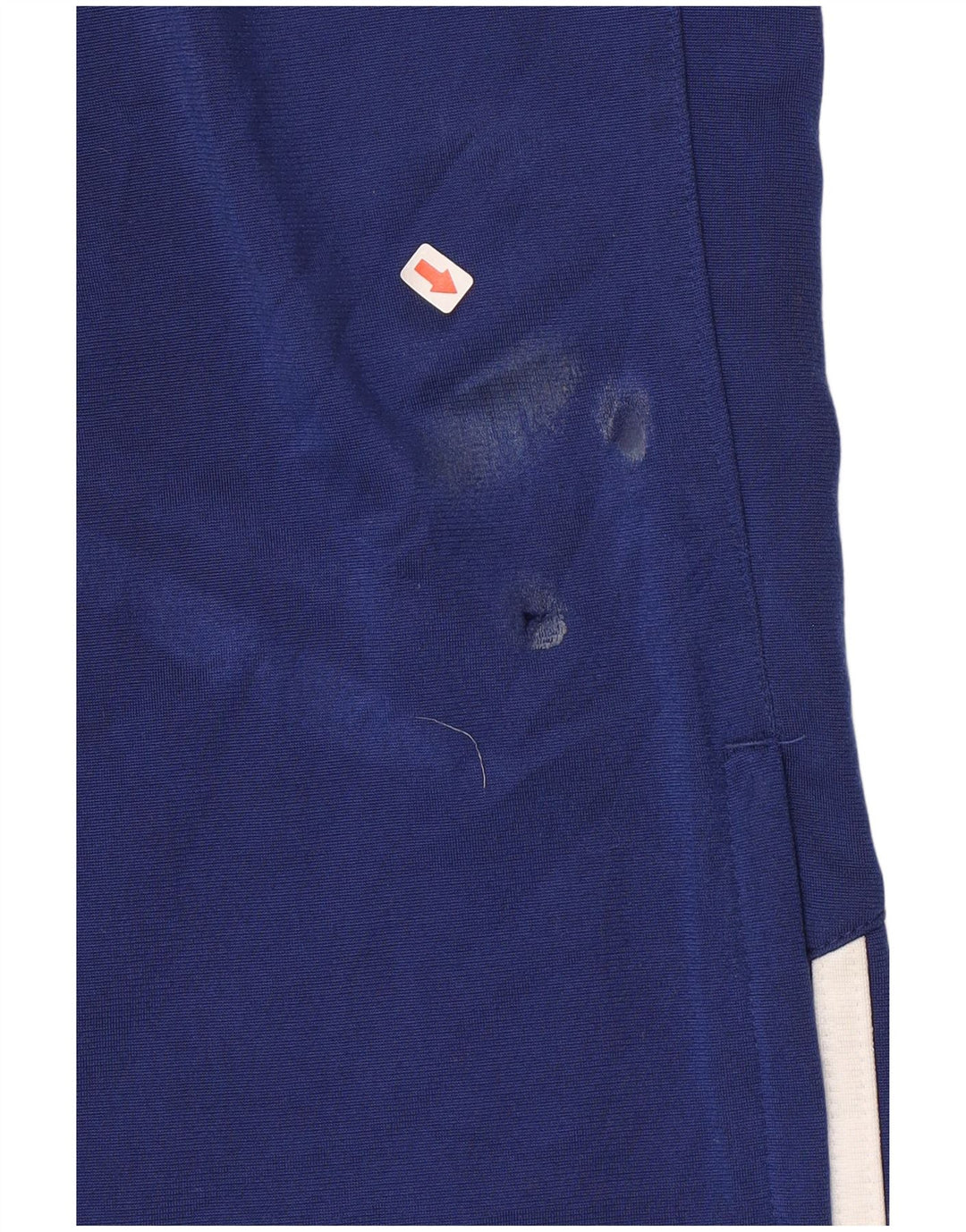 Pantaloni della tuta da ragazzo Adidas 13-14 anni in poliestere blu navy
