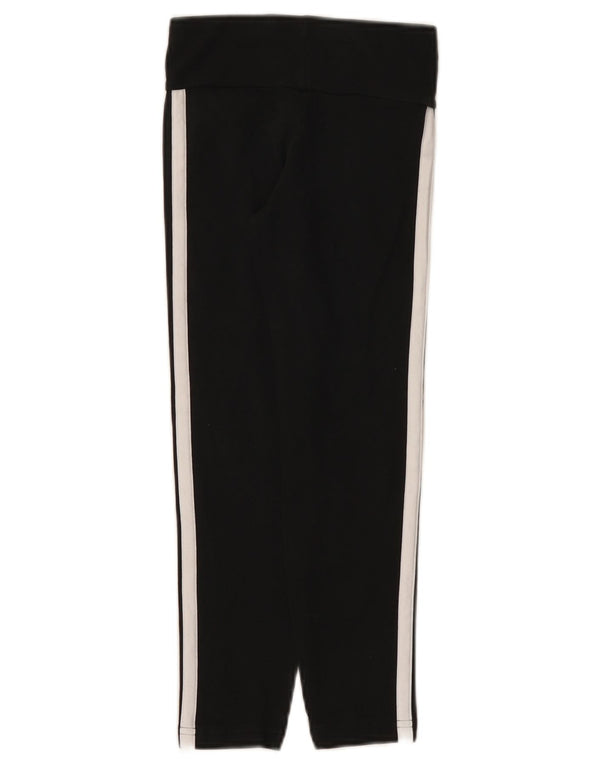 Leggings Adidas Bambina 7-8 Anni Cotone Nero