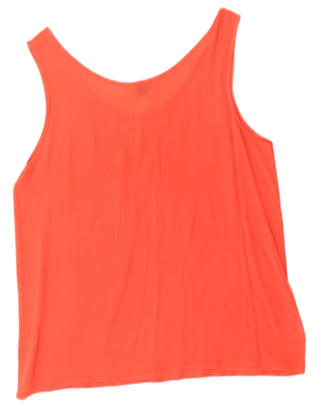 Camicetta senza maniche vintage da donna IT 40 piccola rossa