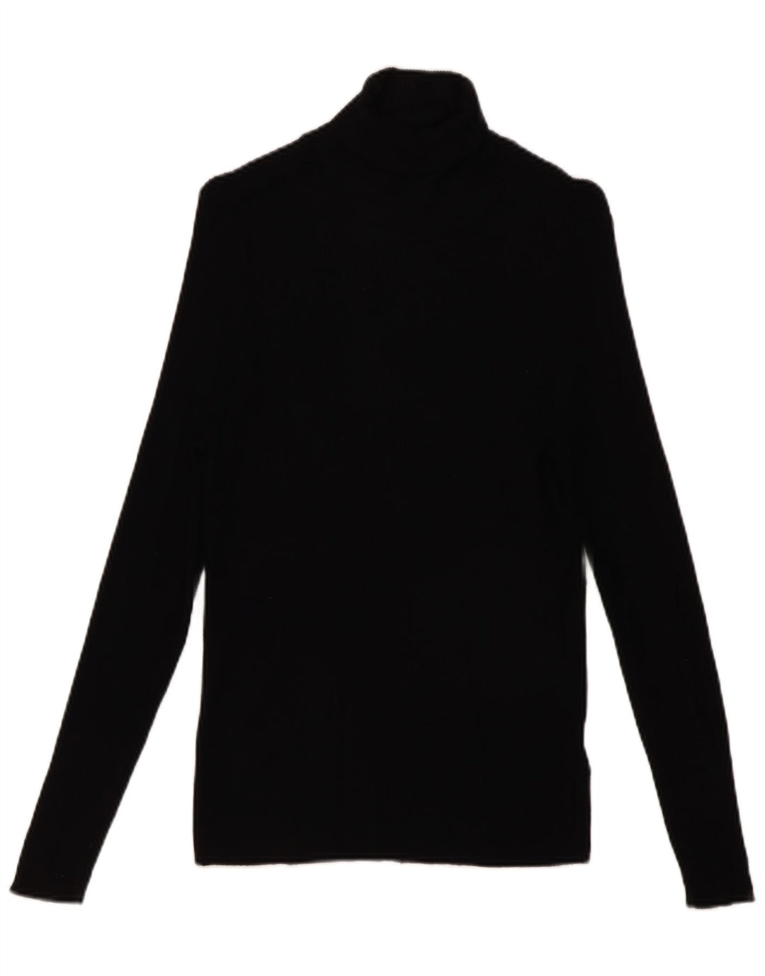 Marks & Spencer Top da donna a maniche lunghe UK 16 Large in viscosa nera