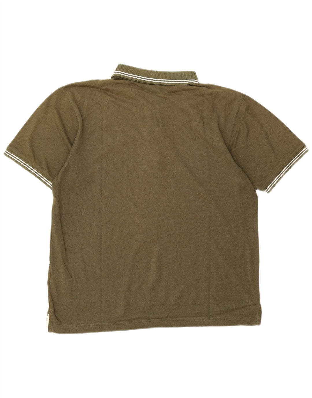 Polo da uomo Champion in cotone verde medio