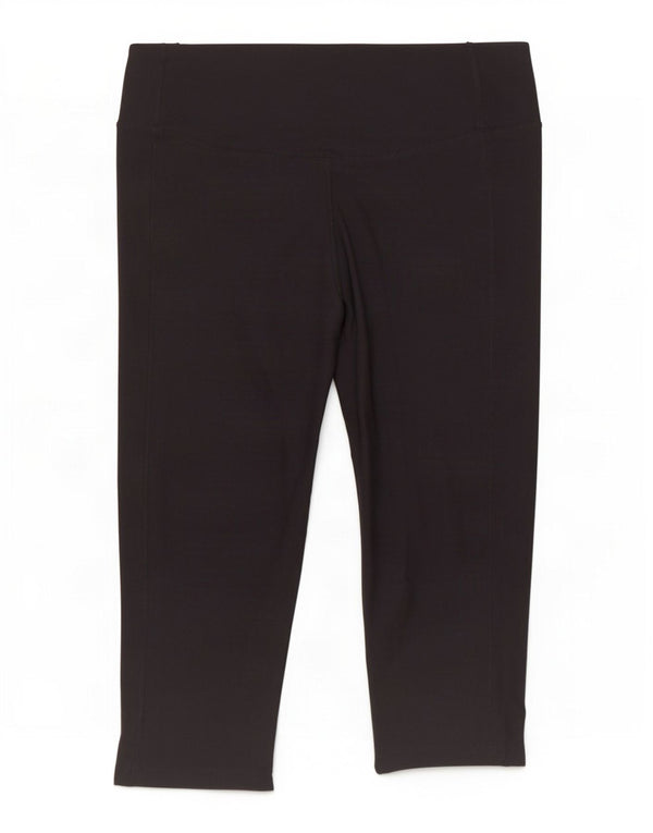 Leggings Nike Dri Fit Capri da donna UK 14 grande poliestere nero