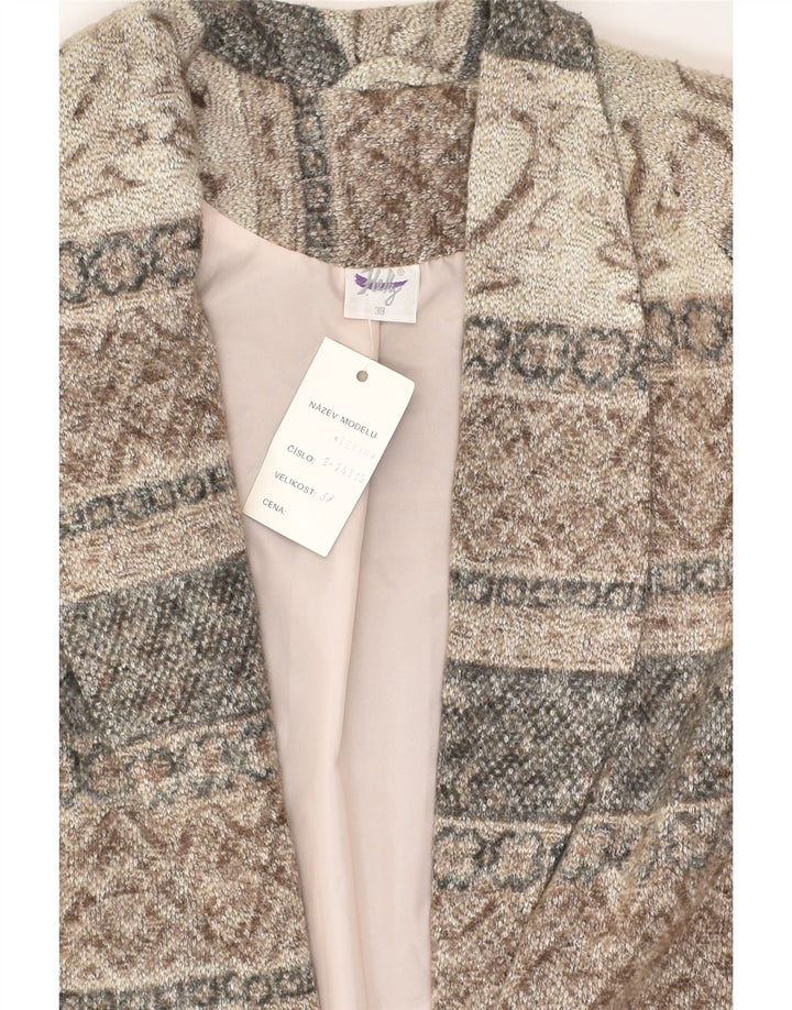 VINTAGE Womens Overcoat EU 38  Medium Grey Paisley | Vintage Vintage | Thrift | Second-Hand Vintage | Used Clothing | Messina Hembry 
